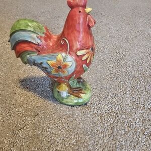 Colorful Rooster Figurine
